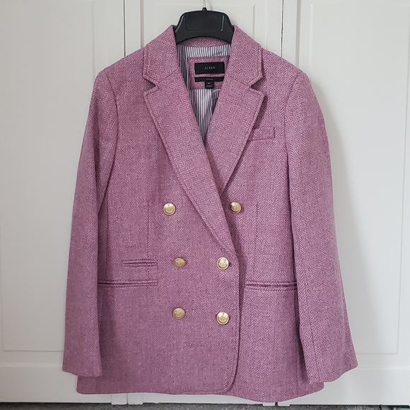 J. Crew Jackets & Blazers - J. Crew Bristol blazer wool purple wool 4P